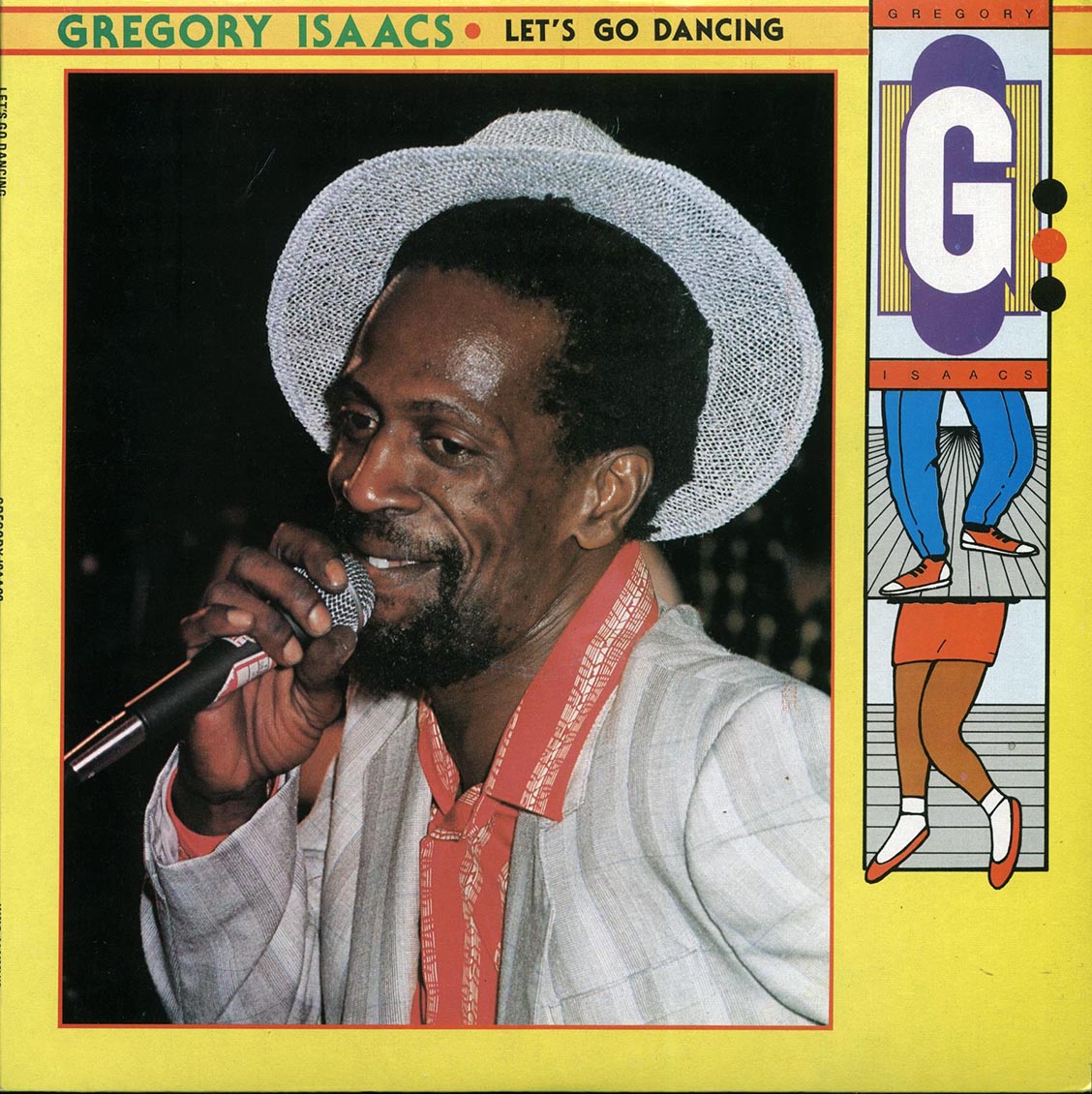 Gregory Isaacs - Let's Go Dancing (Jamaica press) (orig. press) vinyl LP front cover