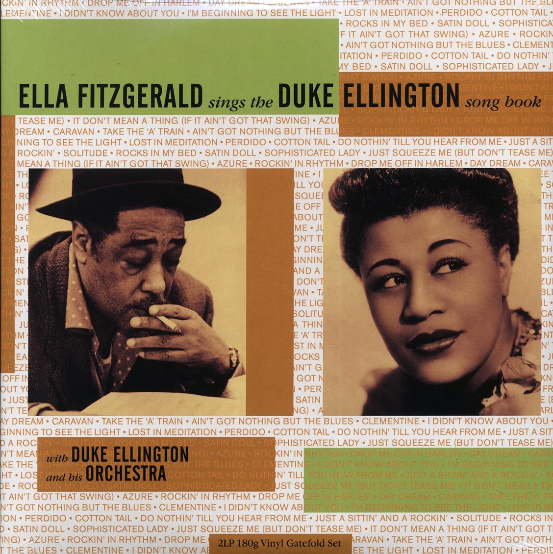 Ella Fitzgerald - Ella Fitzgerald Sings The Duke Ellington Songbook (2xLP) (180g) vinyl LP front cover