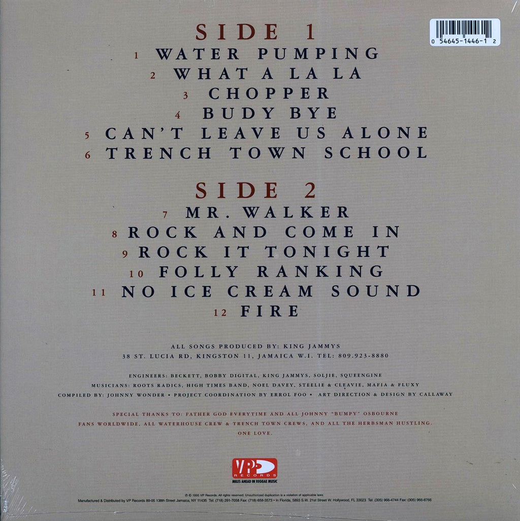 Johnny Osbourne - Mr. Budy Bye (ltd. ed.) (colored vinyl) vinyl LP back cover