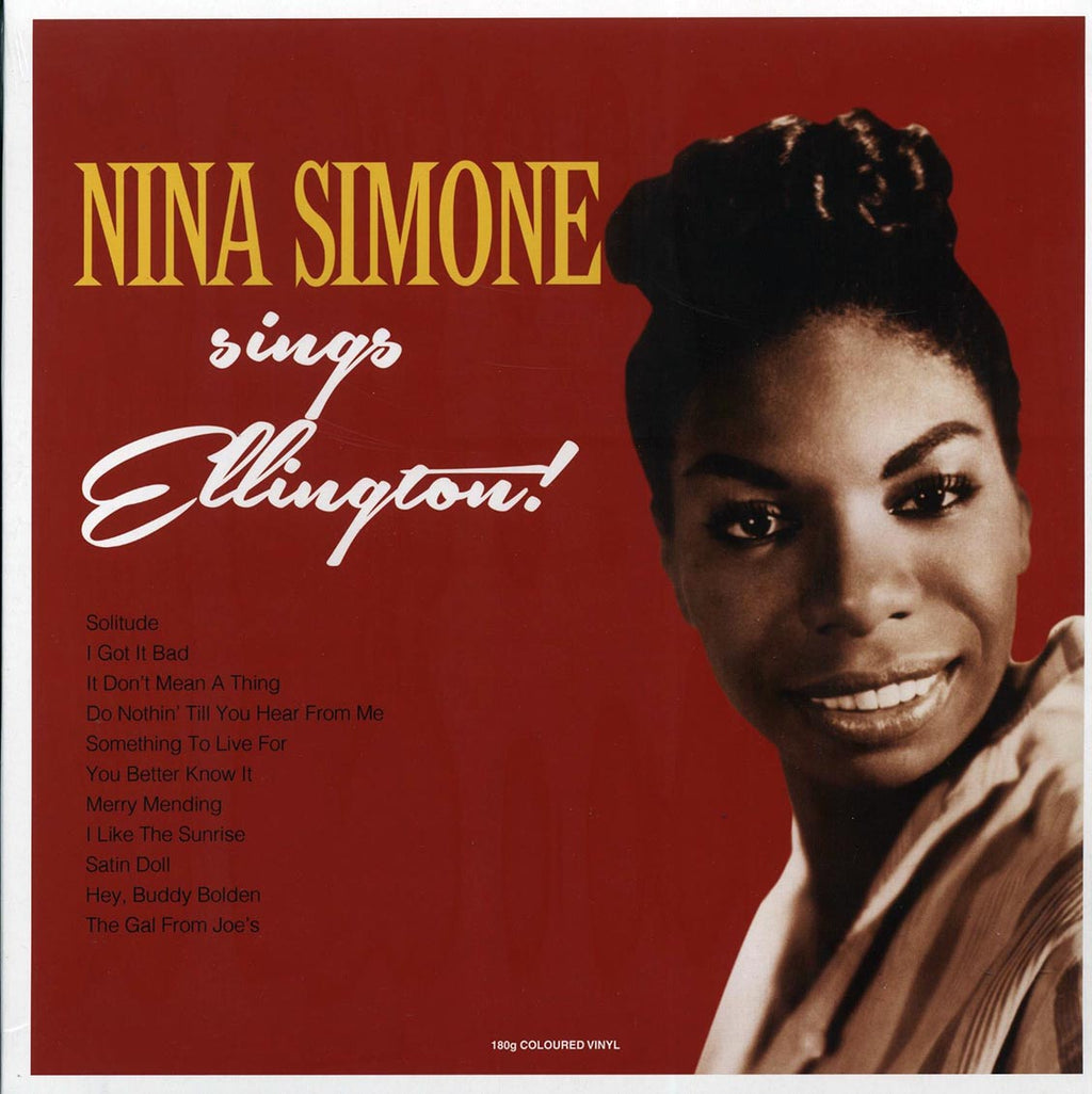 Nina Simone - Sings Ellington! (180g) (remastered) (colored vinyl) vinyl LP front cover