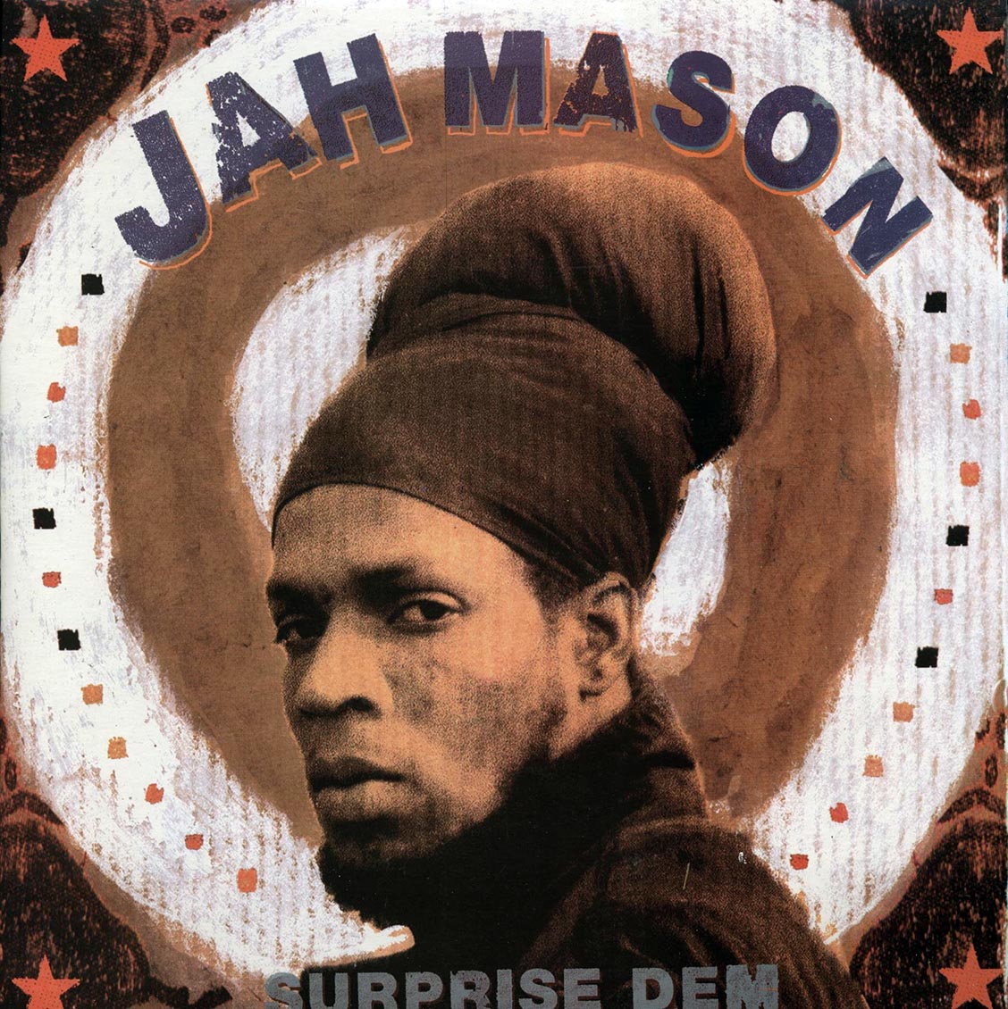 Jah Mason - Surprise Dem (Jamaica press) (orig. press) vinyl LP front cover