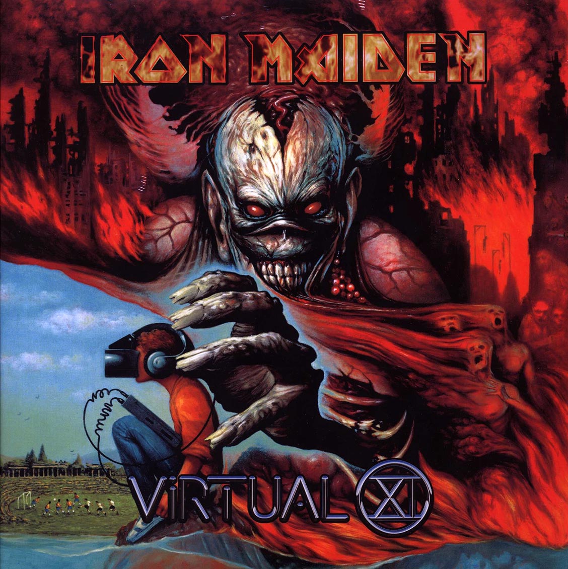 Iron Maiden - Virtual XI (2xLP) (remastered) vinyl LP front cover