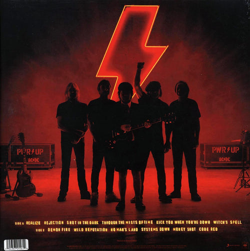 AC/DC - PWR/Up vinyl LP back cover
