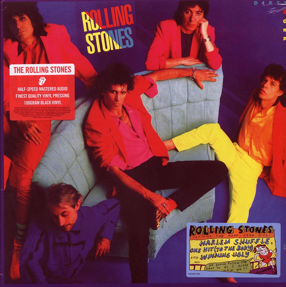The Rolling Stones - Dirty Work (180g) (remastered) vinyl LP front cover