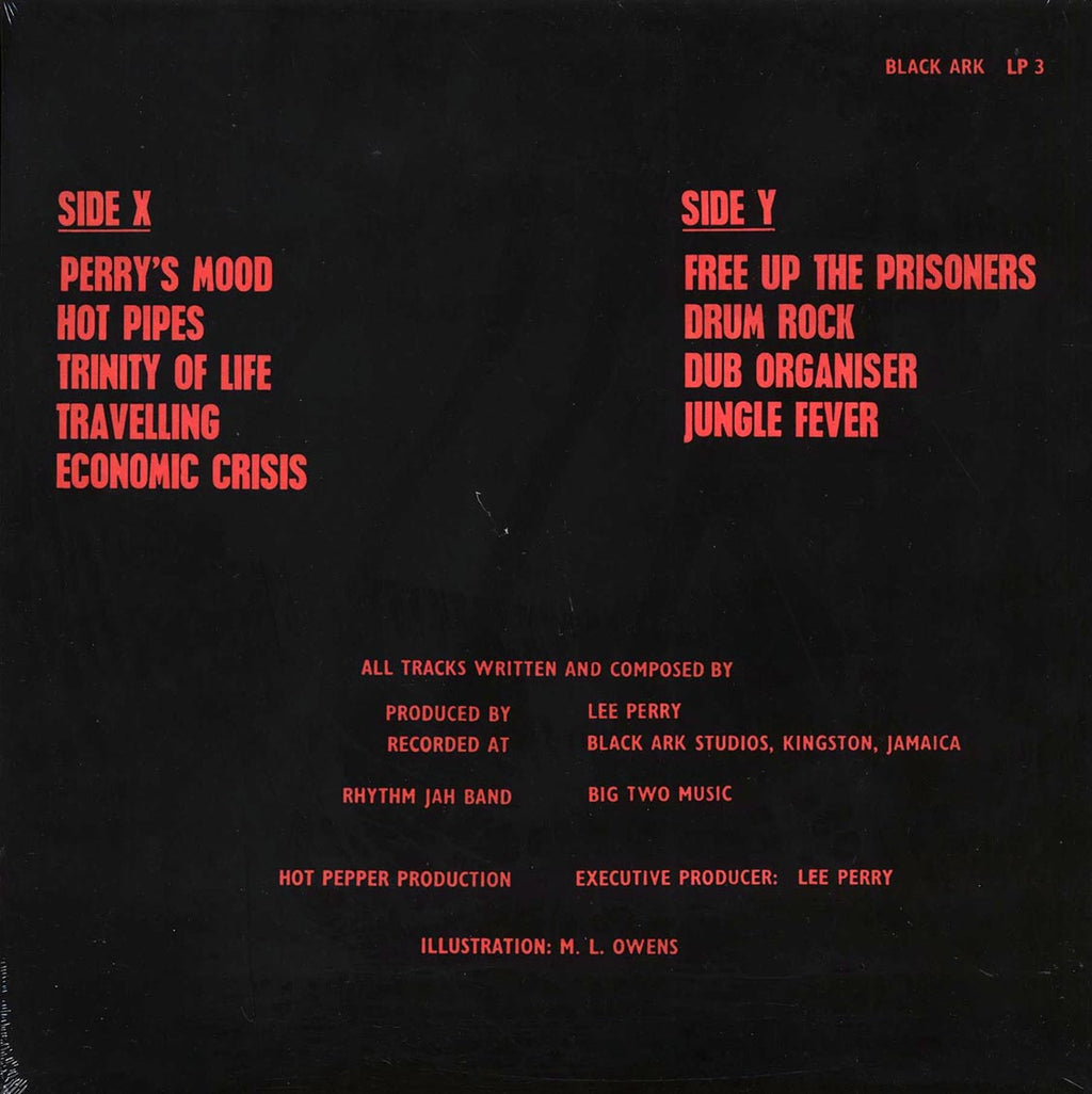 Lee Perry - Excaliburman vinyl LP back cover