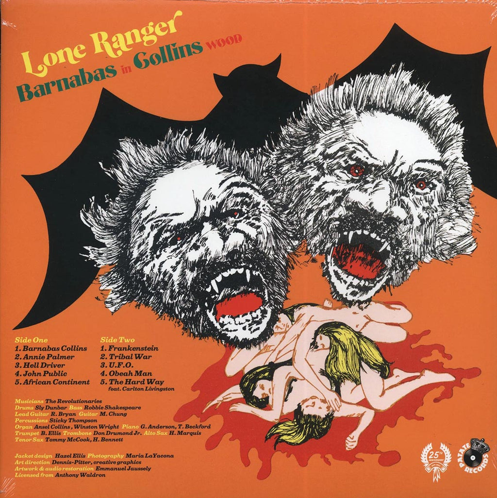 Lone Ranger - Barnabas In Collins Wood vinyl LP back cover