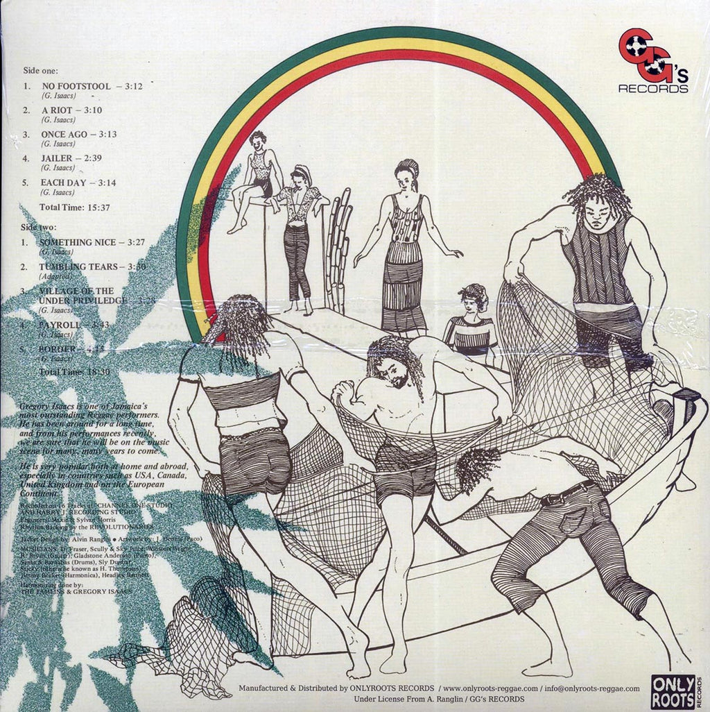 Gregory Isaacs - Best Of Gregory Isaacs Volume 2 vinyl LP back cover