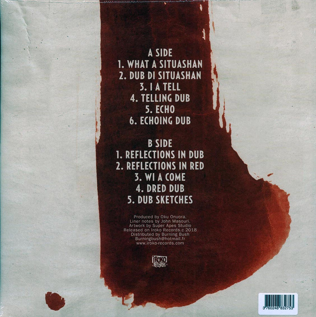 Oku Onoura - I Am Tell Dubwise & Otherwise vinyl LP back cover