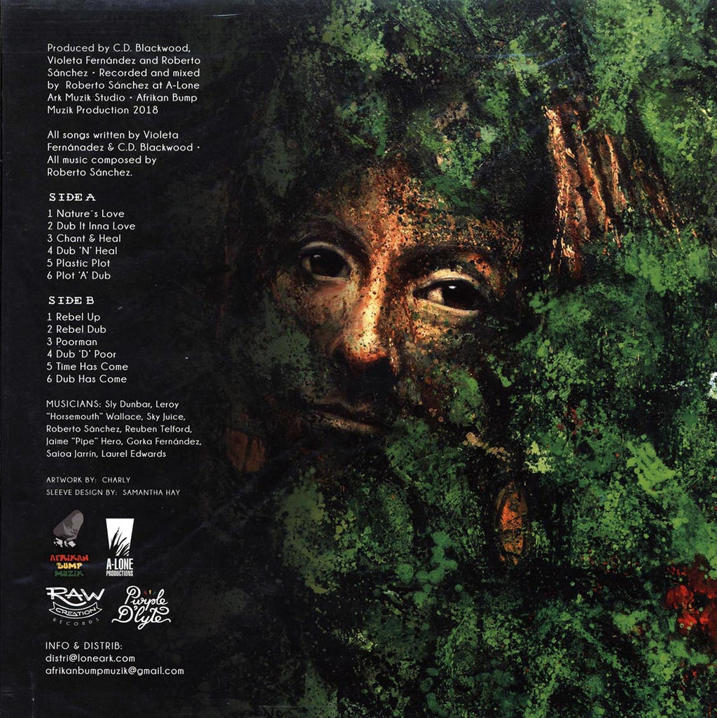 Purple D'Lyte - Nature's Love vinyl LP back cover