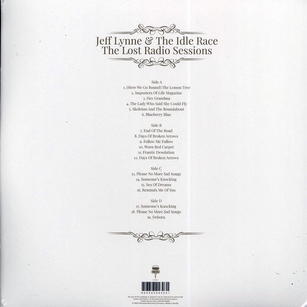 Jeff Lynne & The Idle Race - The Lost Radio Sessions (ltd. ed.) (2xLP) vinyl LP back cover
