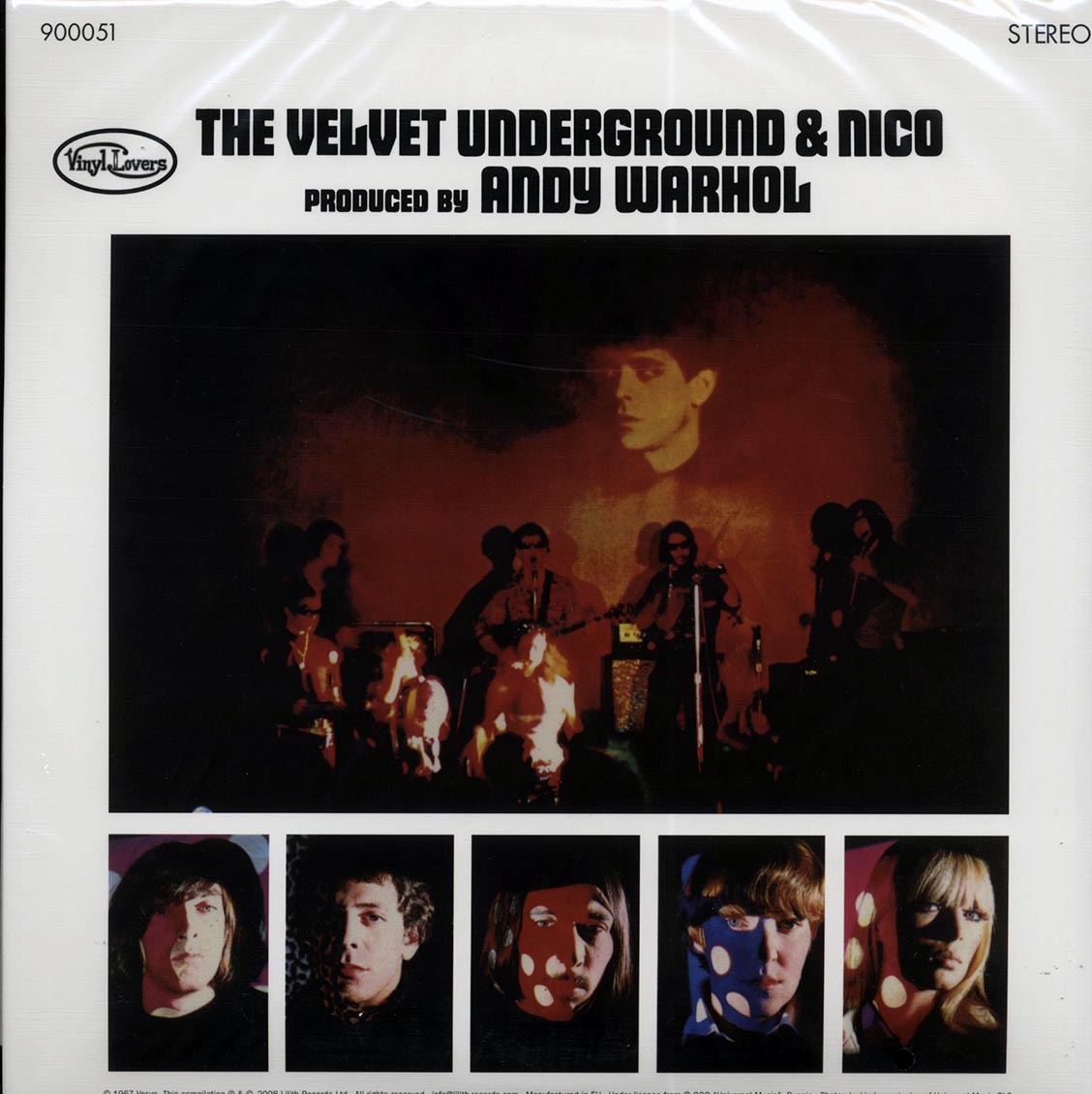The Velvet Underground & Nico - The Velvet Underground & Nico ('Original Peeling Banana Jacket' Edition) (+bonus track) (180g) vinyl LP back cover