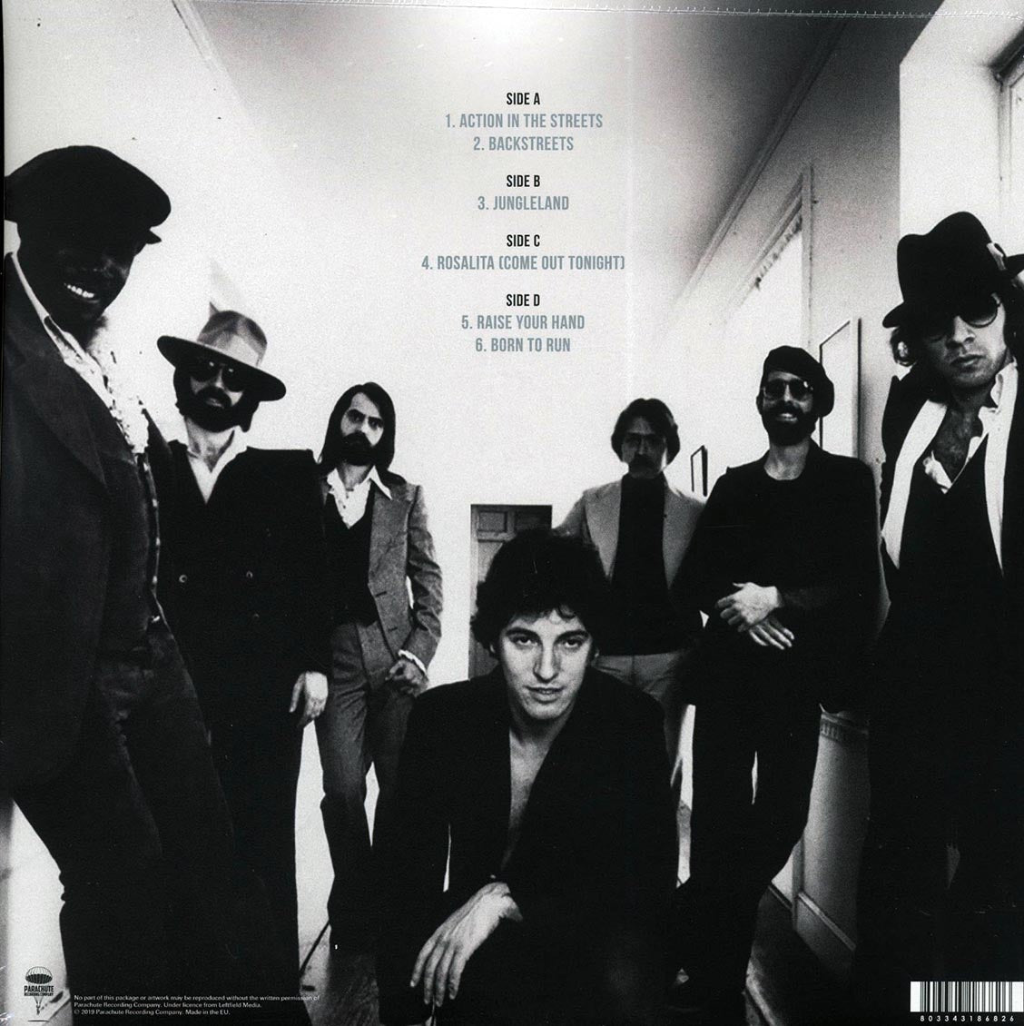 Bruce Springsteen & The E Street Band - The Soul Crusaders Volume 2: Toronto Broadcast 1977 (ltd. ed.) (2xLP) vinyl LP back cover
