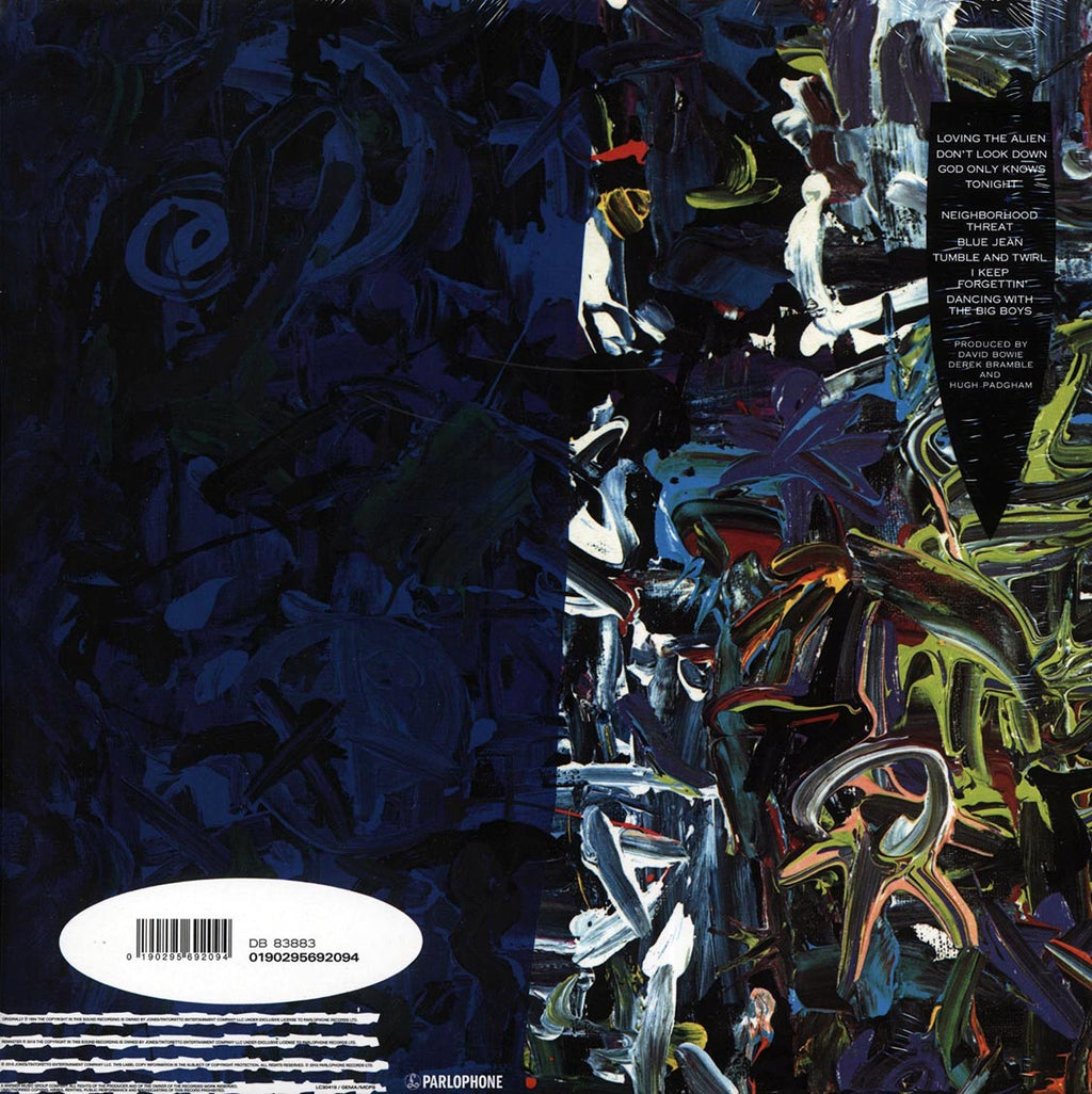 David Bowie - Tonight (180g) (remastered) vinyl LP back cover