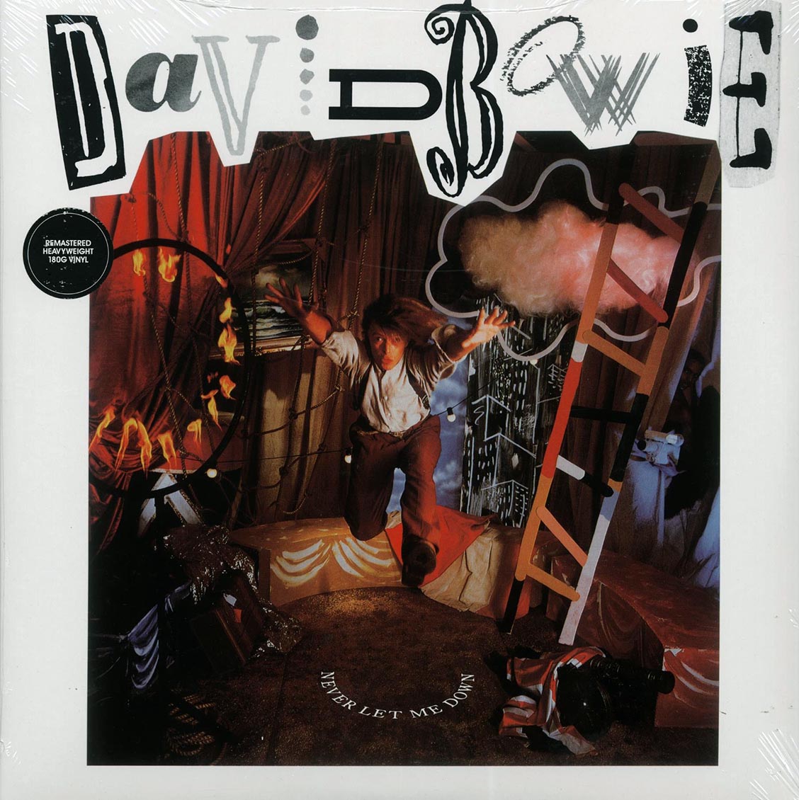 David Bowie - Never Let Me Down (180g) (remastered) vinyl LP front cover