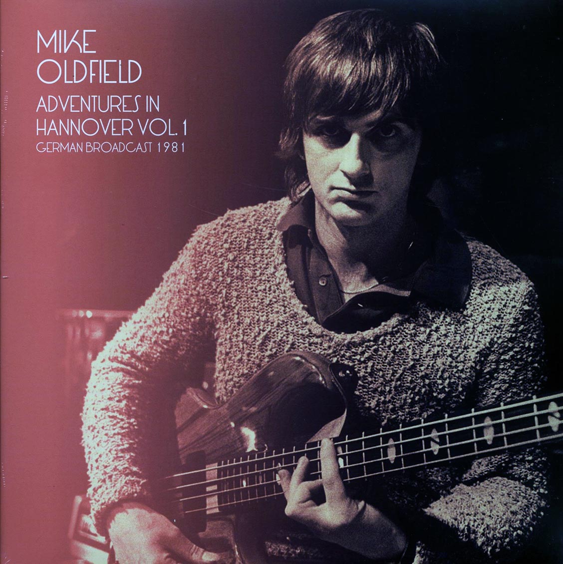 Mike Oldfield - Adventures In Hannover Volume 1: German Broadcast 1981 (2xLP) vinyl LP front cover