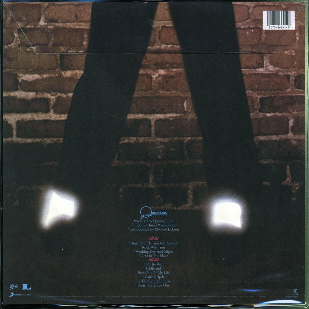 Michael Jackson - Off The Wall (ltd. ed.) (picture disc) vinyl LP back cover