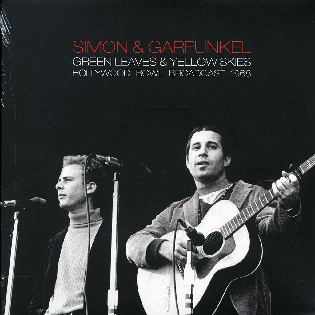 Simon & Garfunkel - Green Leaves & Yellow Skies: Hollywood Bowl Broadcast 1968 (2xLP) vinyl LP front cover