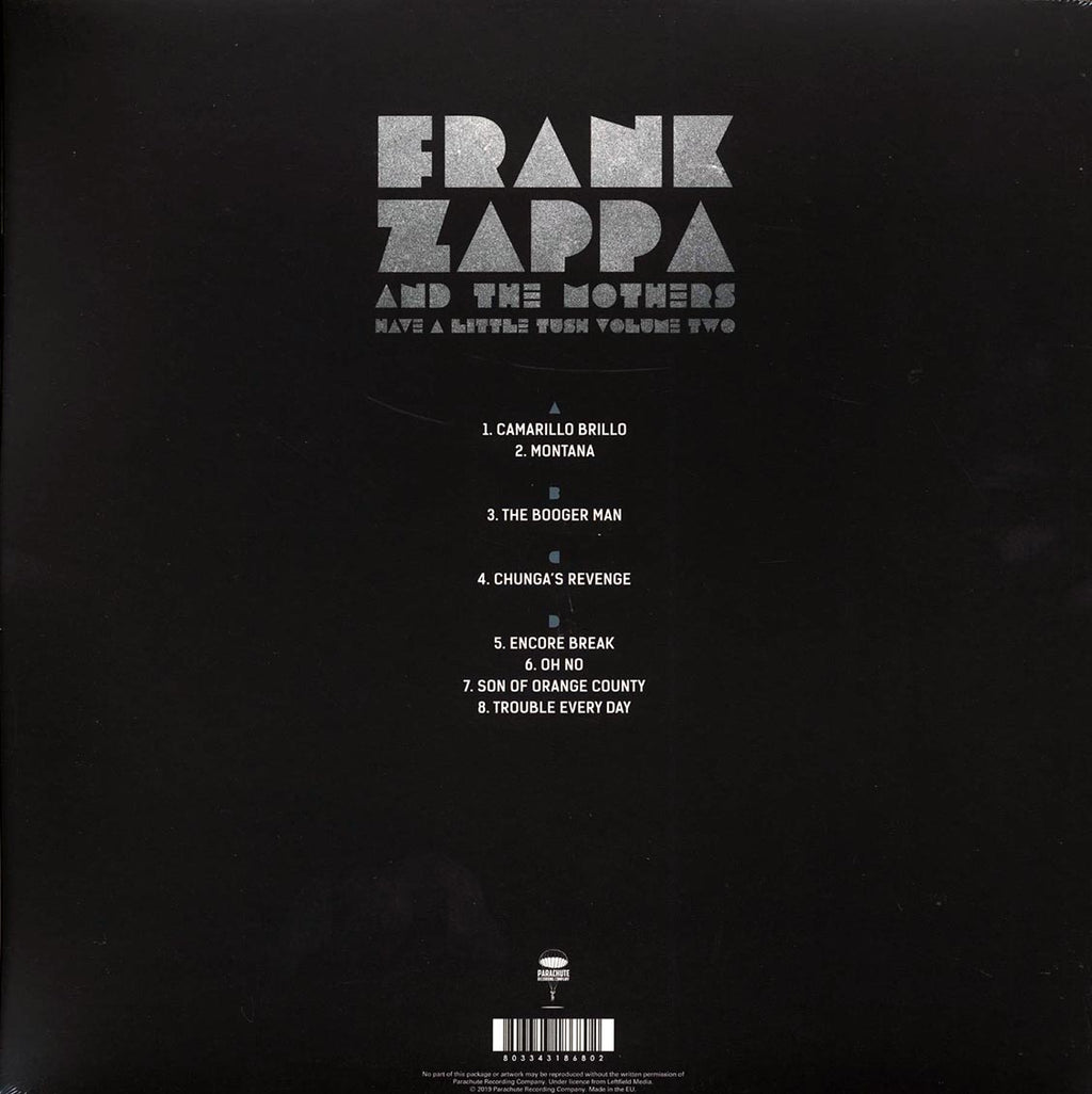 Frank Zappa & The Mothers - Have A Little Tush Volume 2: Michigan State University Broadcast 1974 (2xLP) vinyl LP back cover