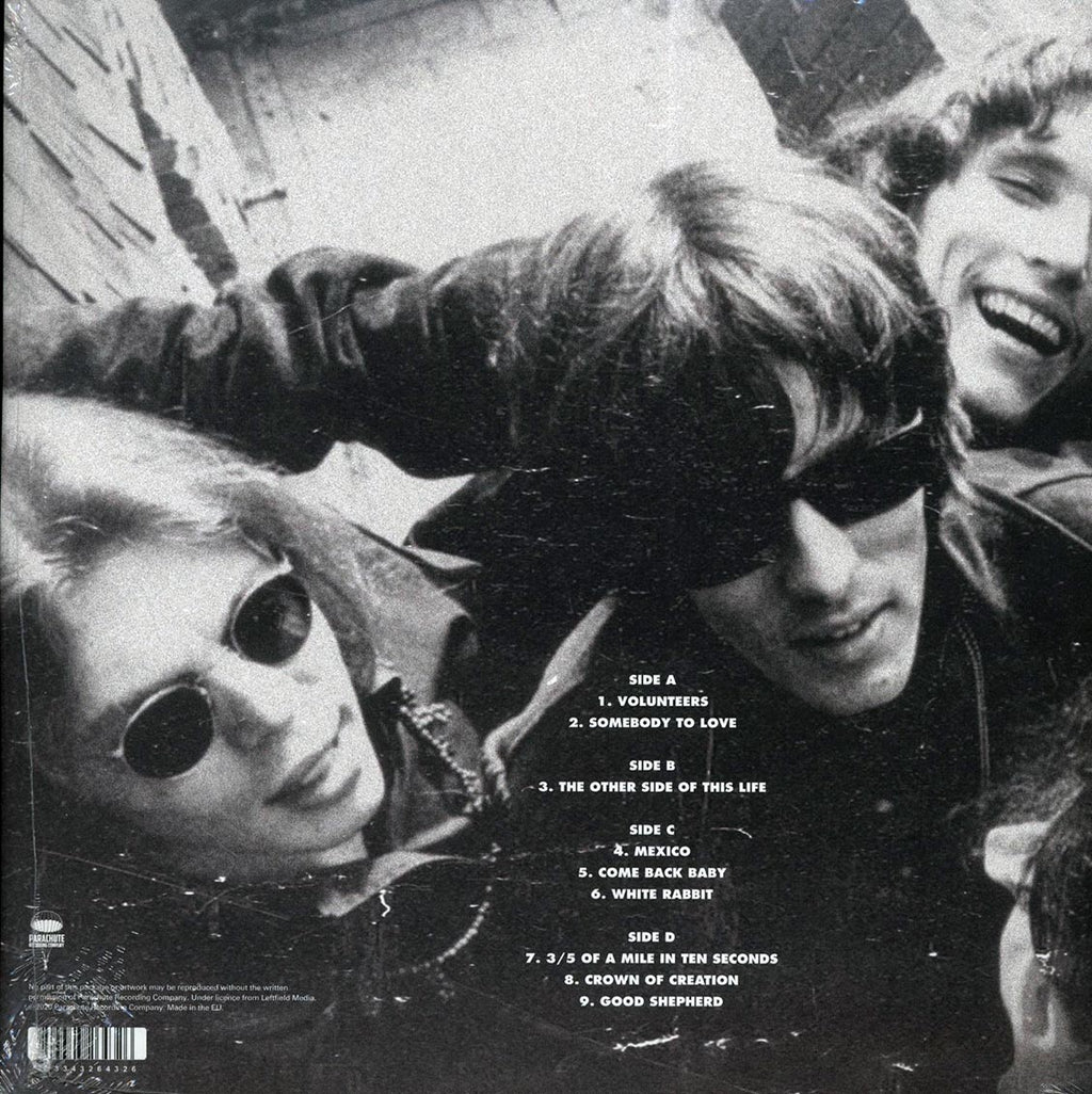 Jefferson Airplane - Stony Brook 1970 Volume 1: Long Island Broadcast Recording (2xLP) vinyl LP back cover