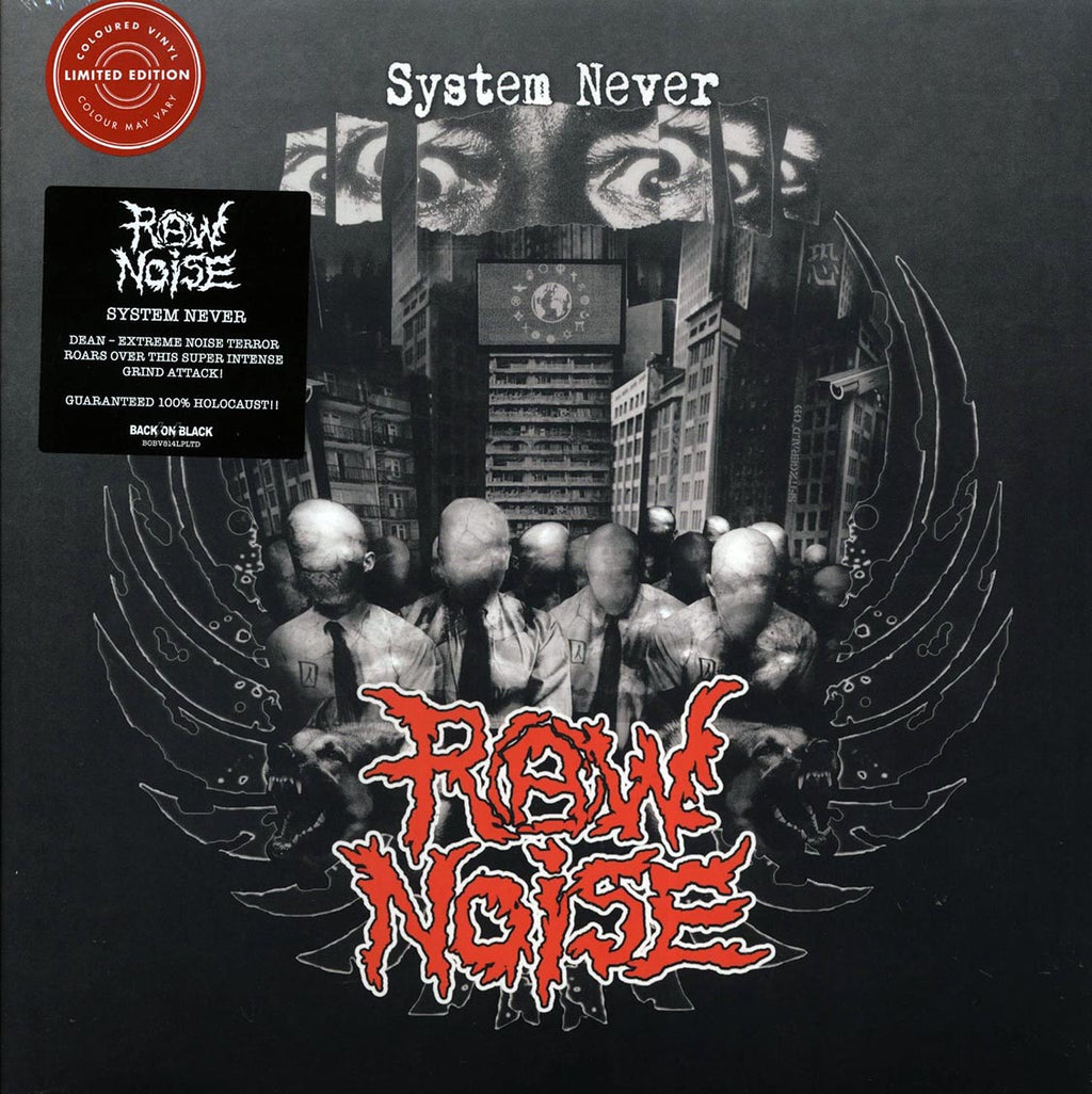 Raw Noise - System Never (ltd. ed.) (clear vinyl) vinyl LP front cover