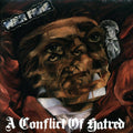 Warfare - A Conflict Of Hatred (white vinyl) vinyl LP front cover