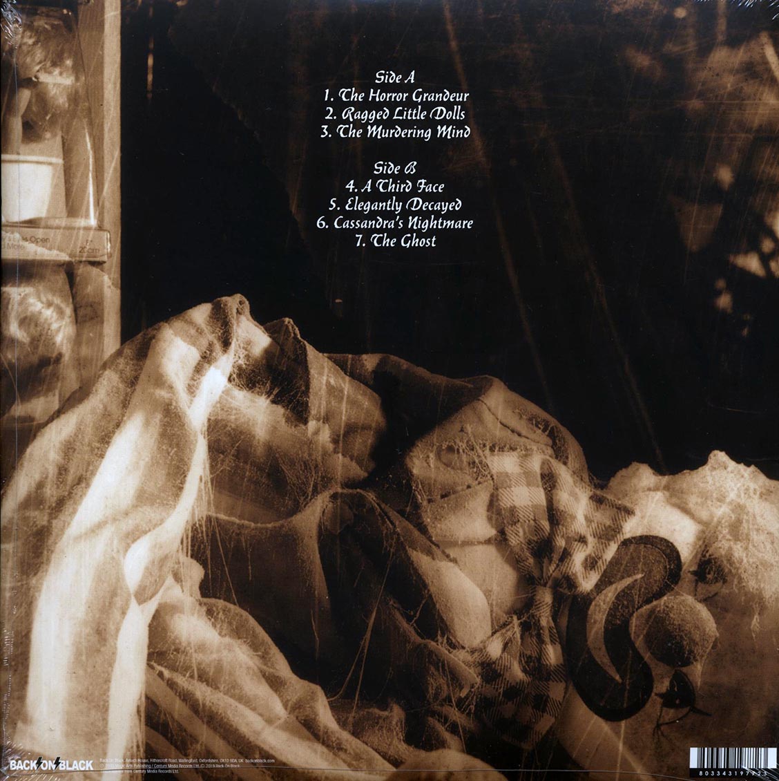 Morgul - The Horror Grandeur (ltd. ed.) (red vinyl) vinyl LP back cover