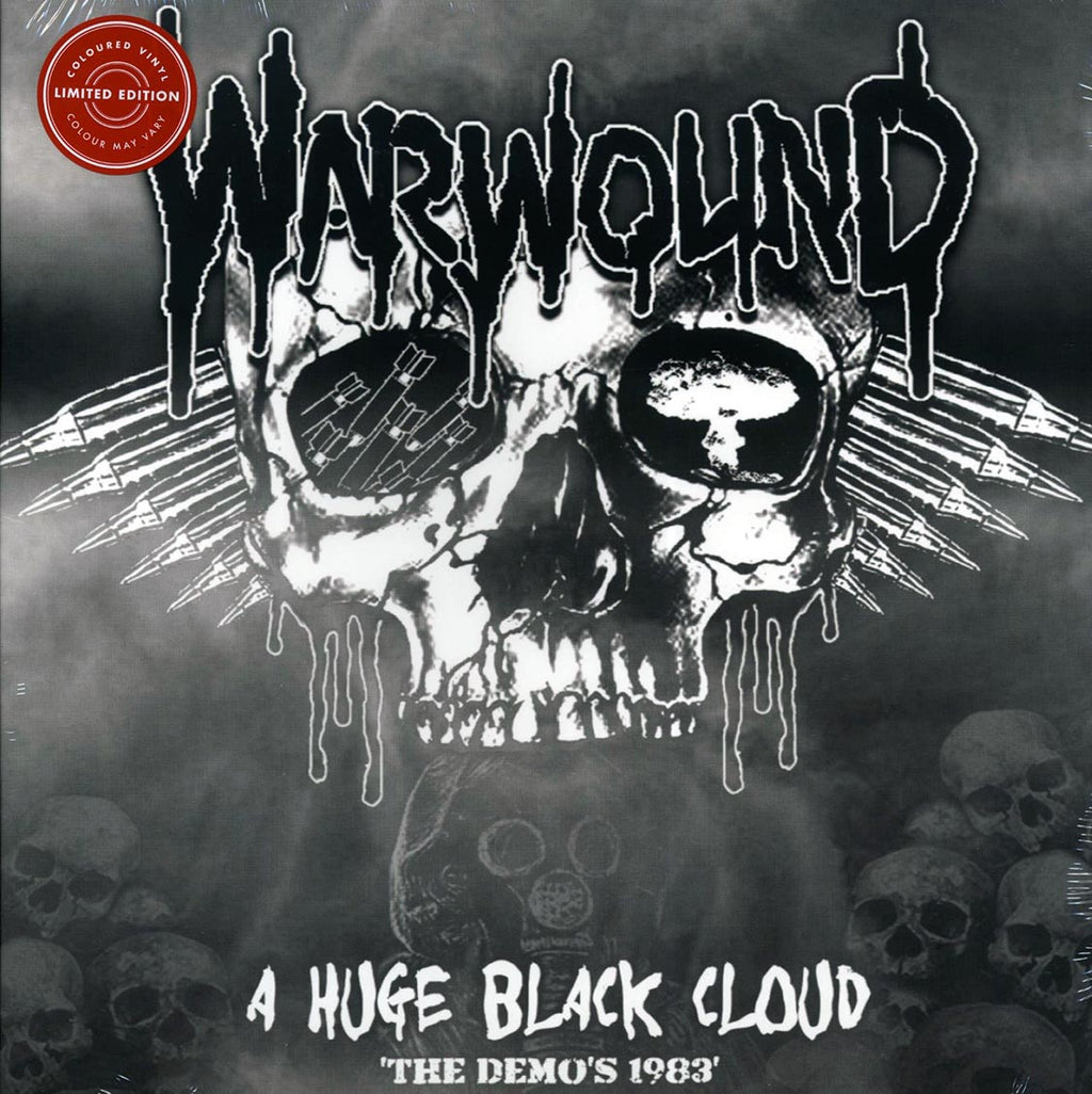 Warwound - A Huge Black Cloud: The Demo's 1983 (ltd. ed.) (clear vinyl) vinyl LP front cover