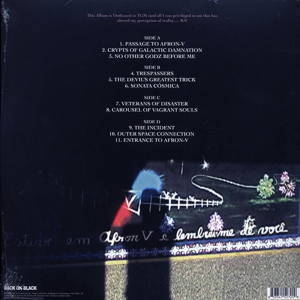 Agent Steel - No Other Godz Before Me (ltd. ed.) (2xLP) (splatter vinyl) vinyl LP back cover