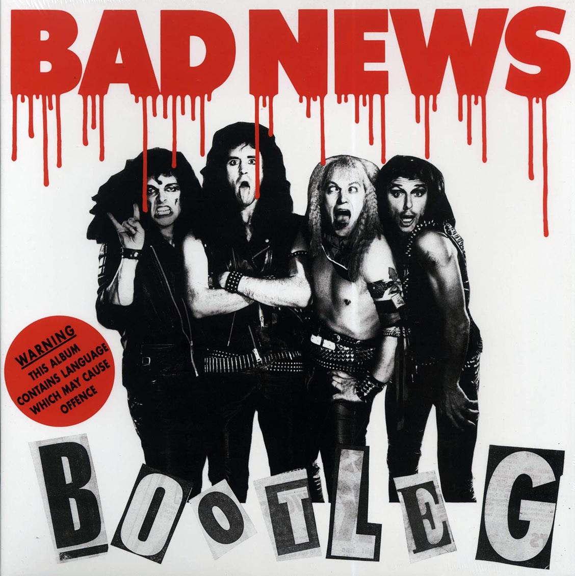 Bad News - Bootleg (ltd. ed.) (clear vinyl) vinyl LP front cover