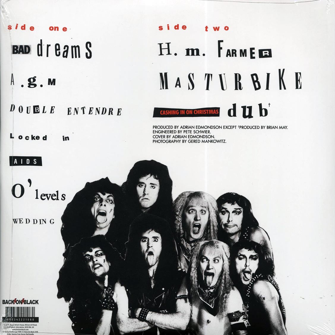Bad News - Bootleg (ltd. ed.) (clear vinyl) vinyl LP back cover