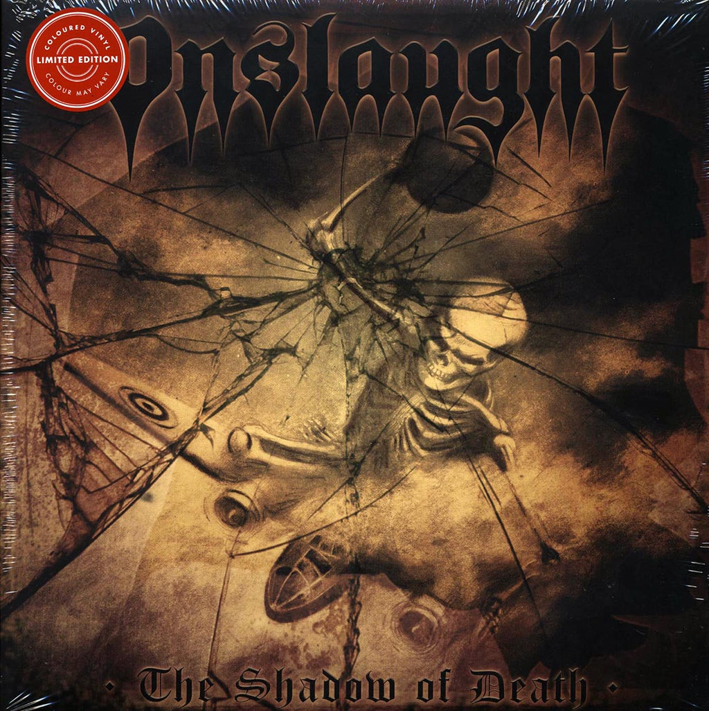 Onslaught - The Shadow Of Death (ltd. ed.) (red vinyl) vinyl LP front cover