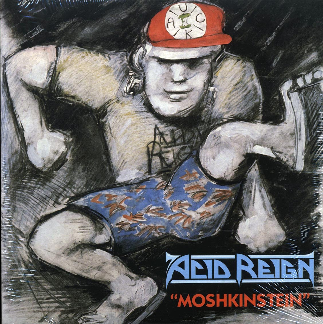 Acid Reign - Moshkinstein (ltd. ed.) (blue vinyl) (remastered) vinyl LP front cover