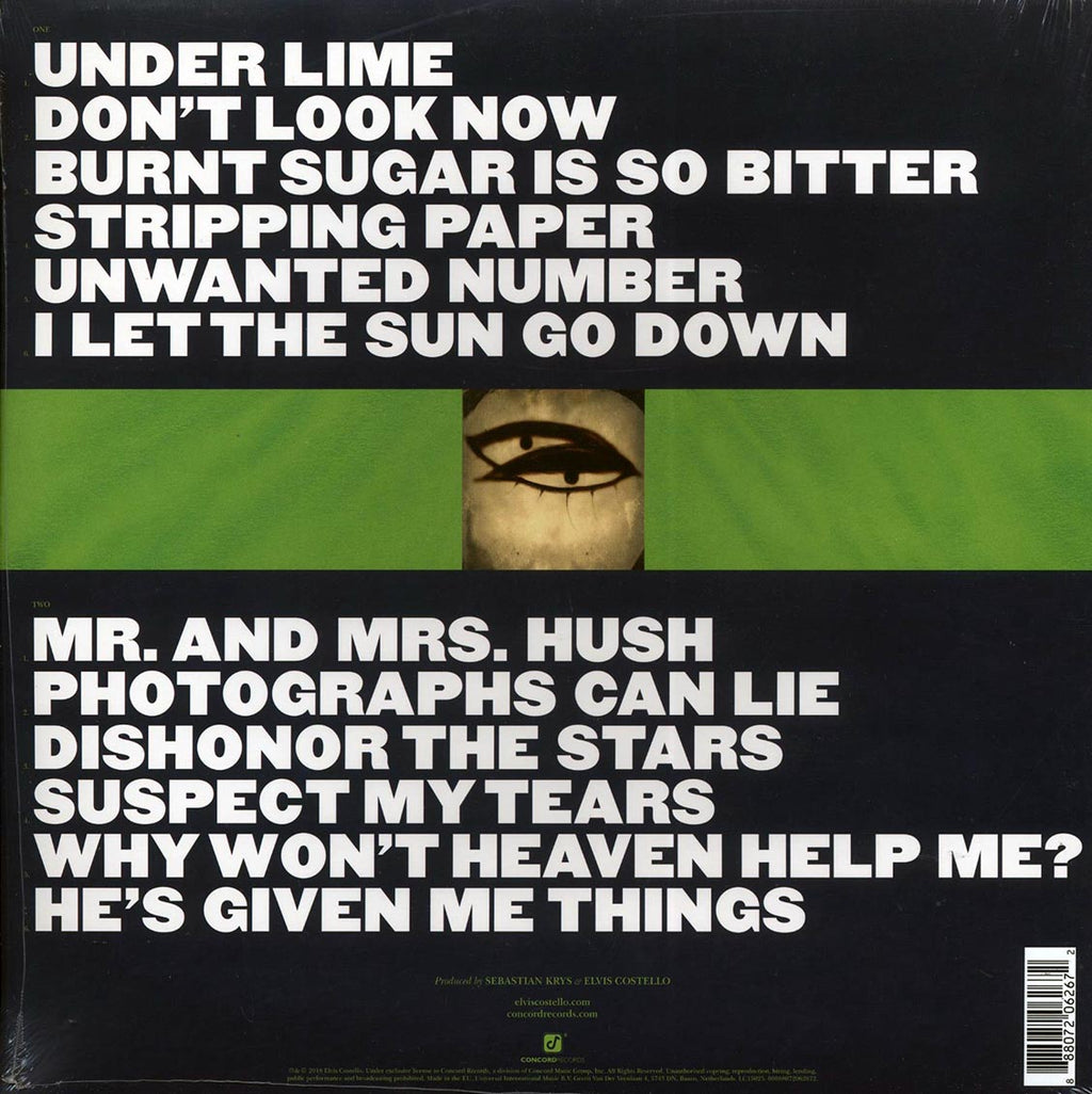 Elvis Costello & The Imposters - Look Now vinyl LP back cover