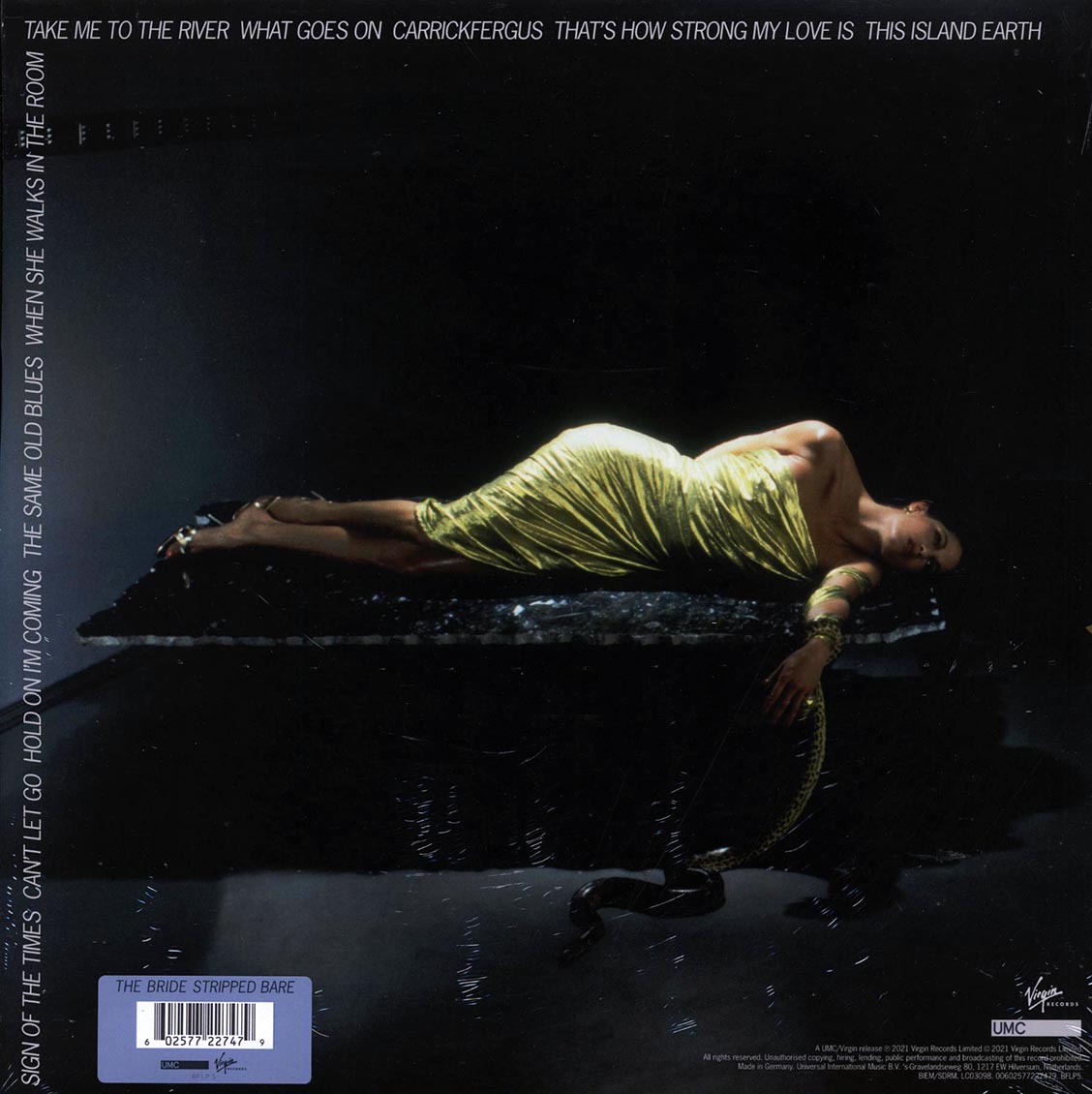 Bryan Ferry - The Bride Stripped Bare (180g) (remastered) vinyl LP back cover