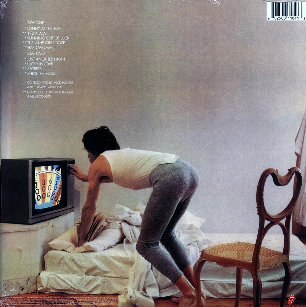 Mick Jagger - She's The Boss (180g) (remastered) vinyl LP back cover