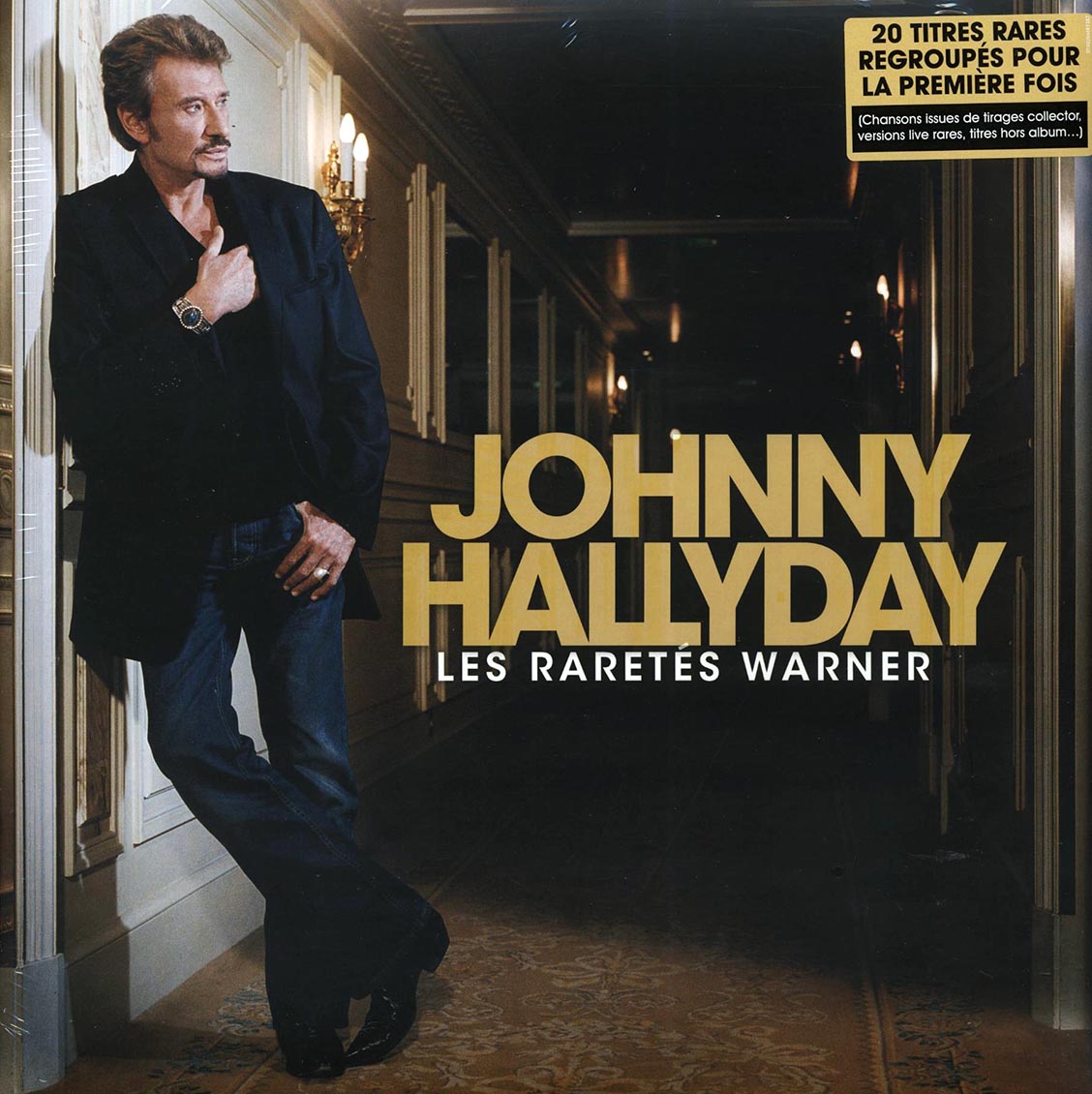Johnny Hallyday - Les Raretes Warner (2xLP) vinyl LP front cover