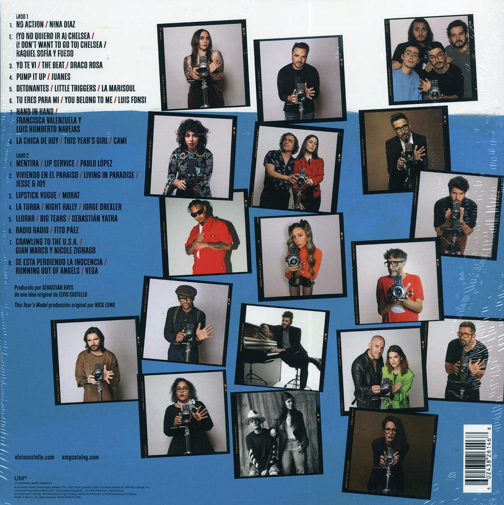 Elvis Costello - Spanish Model vinyl LP back cover