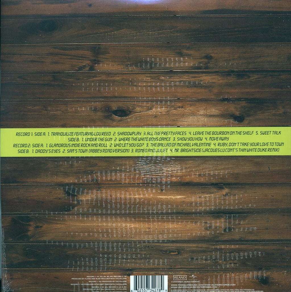 The Killers - Sawdust (2xLP) (180g) vinyl LP back cover