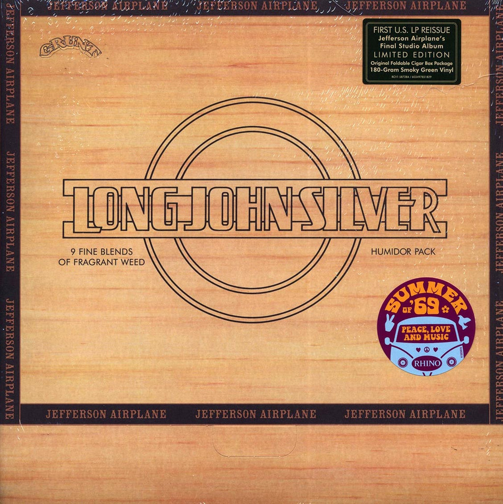 Jefferson Airplane - Long John Silver (ltd. ed.) (180g) (green vinyl) vinyl LP front cover