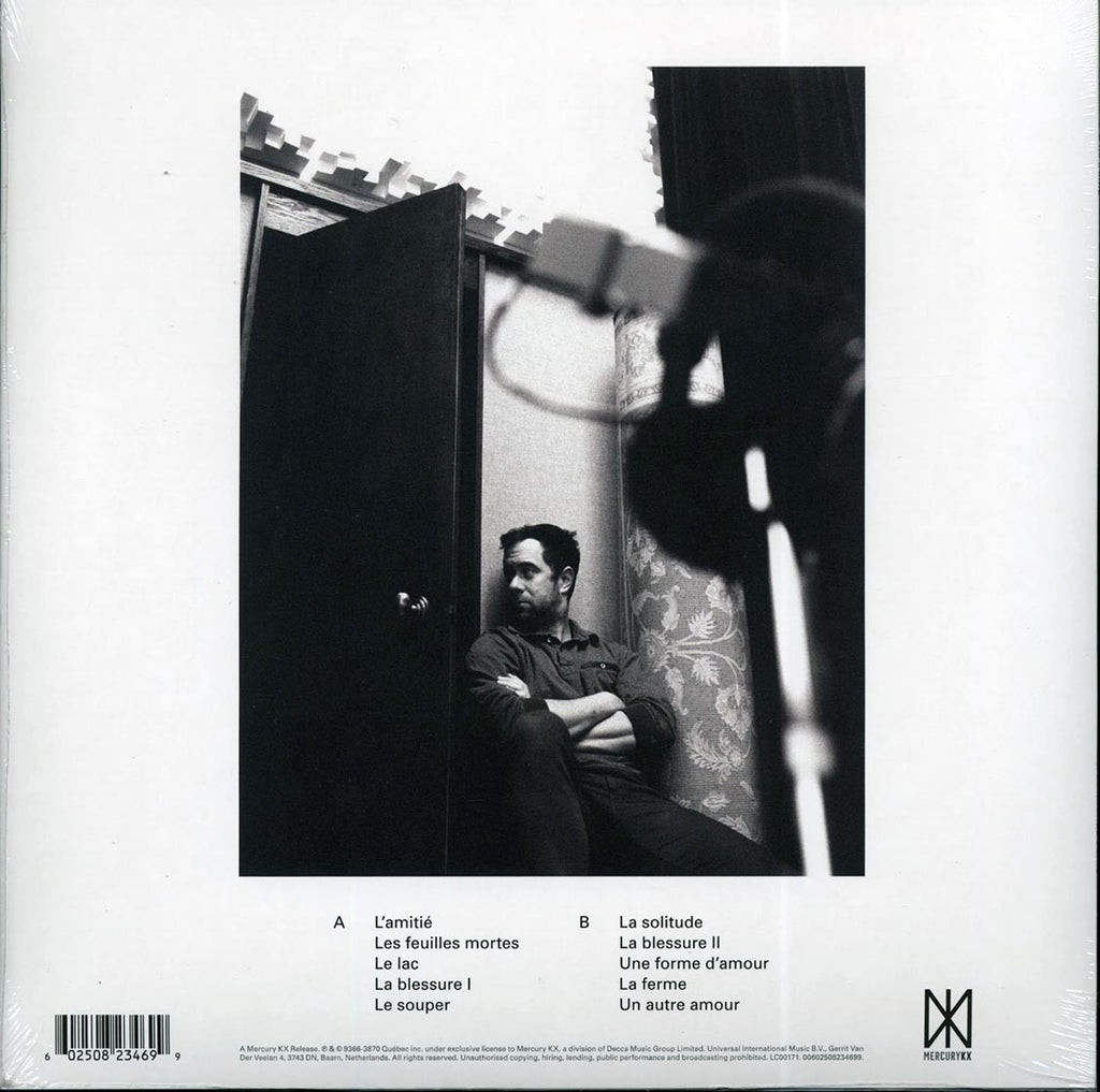 Jean-Michel Blais - Matthias & Maxime (ltd. ed.) (10 inch size album) vinyl LP back cover