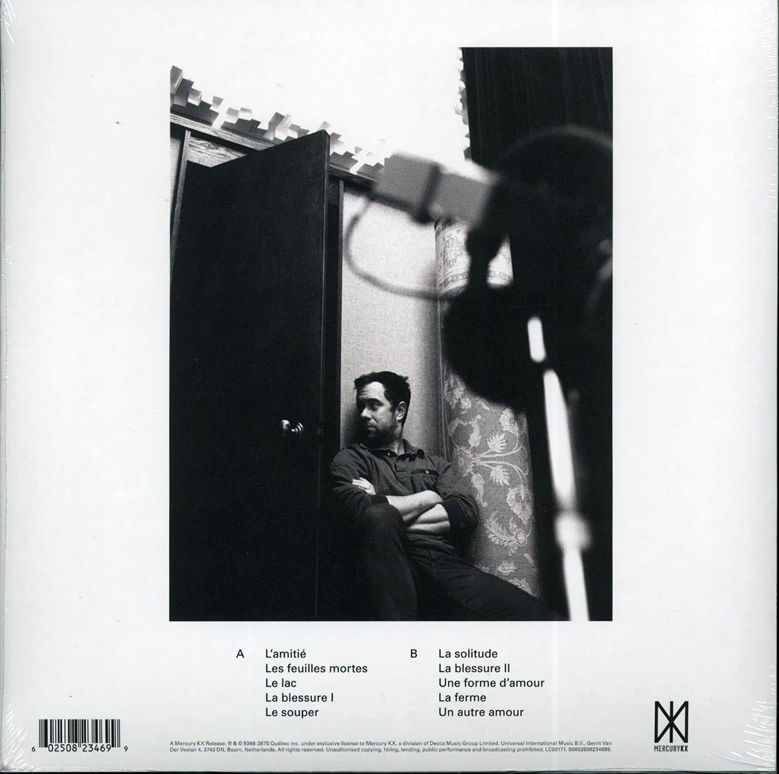 Jean-Michel Blais - Matthias & Maxime (ltd. ed.) (10 inch size album) vinyl LP back cover