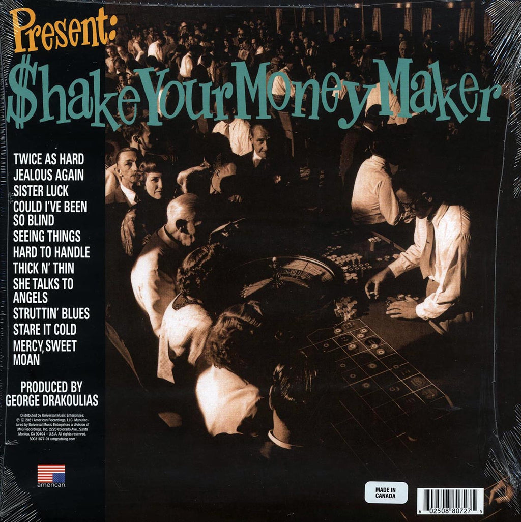 The Black Crowes - Shake Your Money Maker (remastered) (green vinyl) vinyl LP back cover