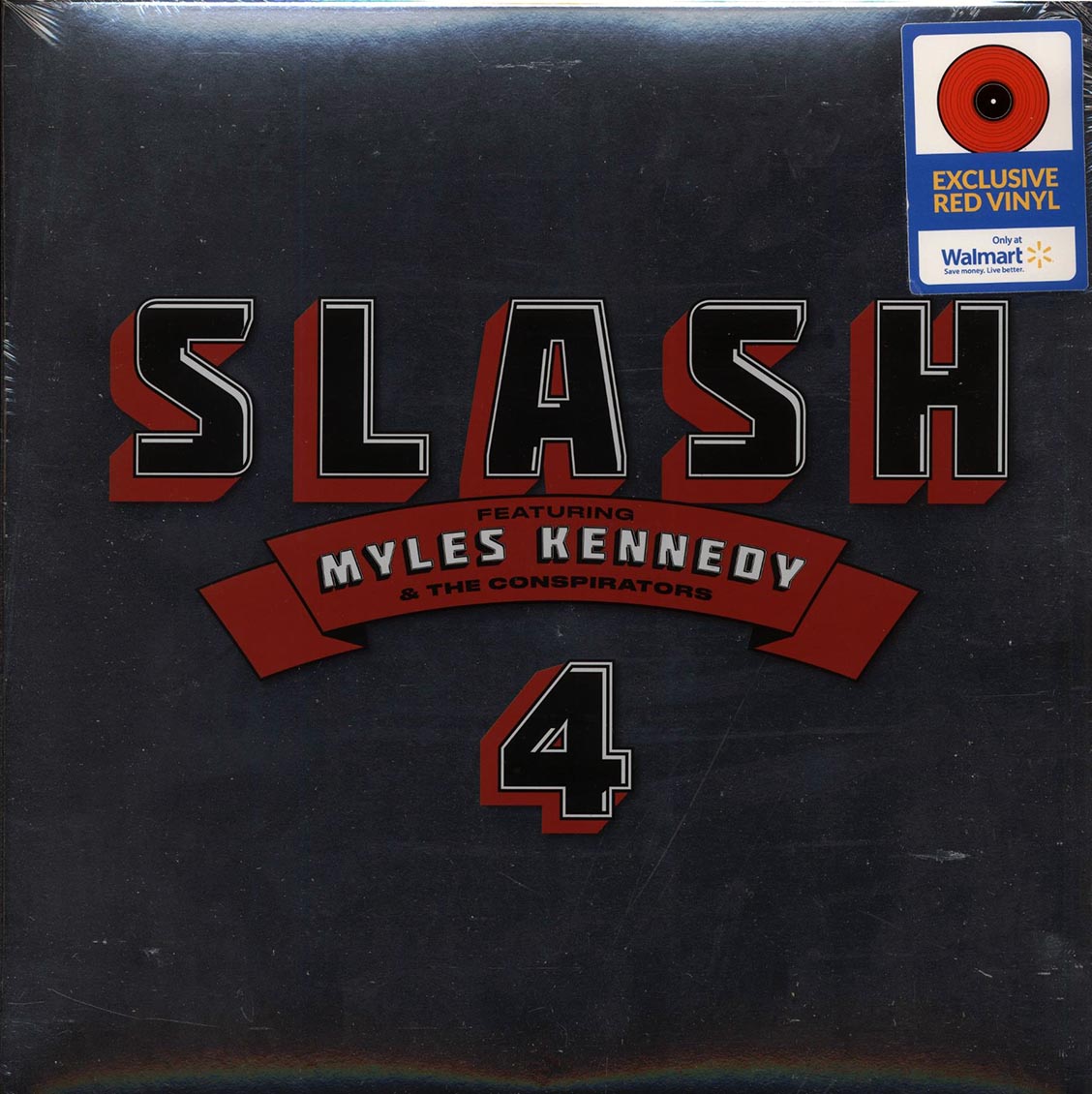 Slash, Myles Kennedy & The Conspirators - 4 (red vinyl) vinyl LP front cover