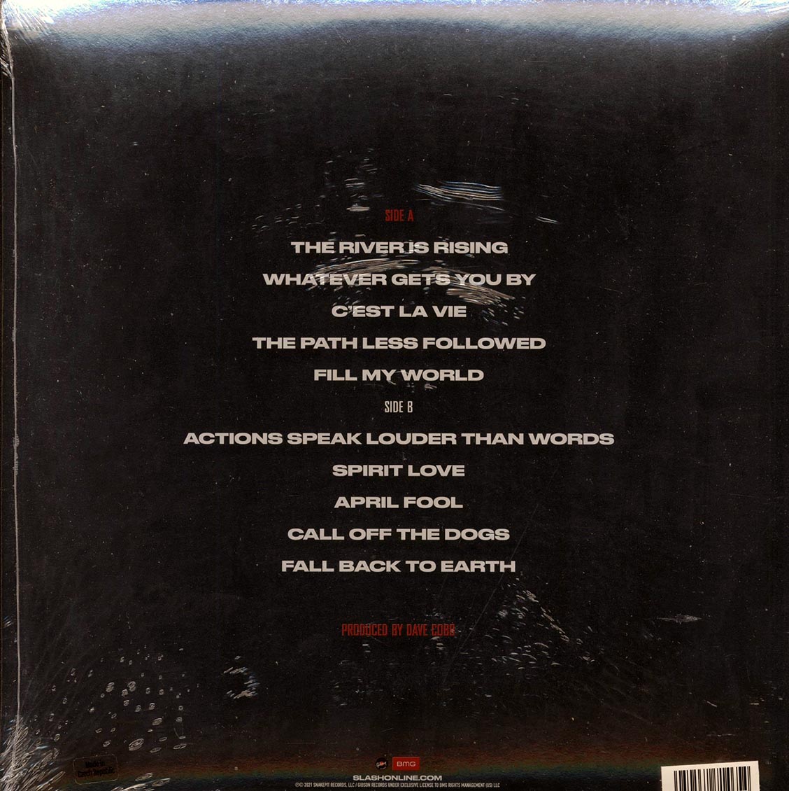 Slash, Myles Kennedy & The Conspirators - 4 (red vinyl) vinyl LP back cover