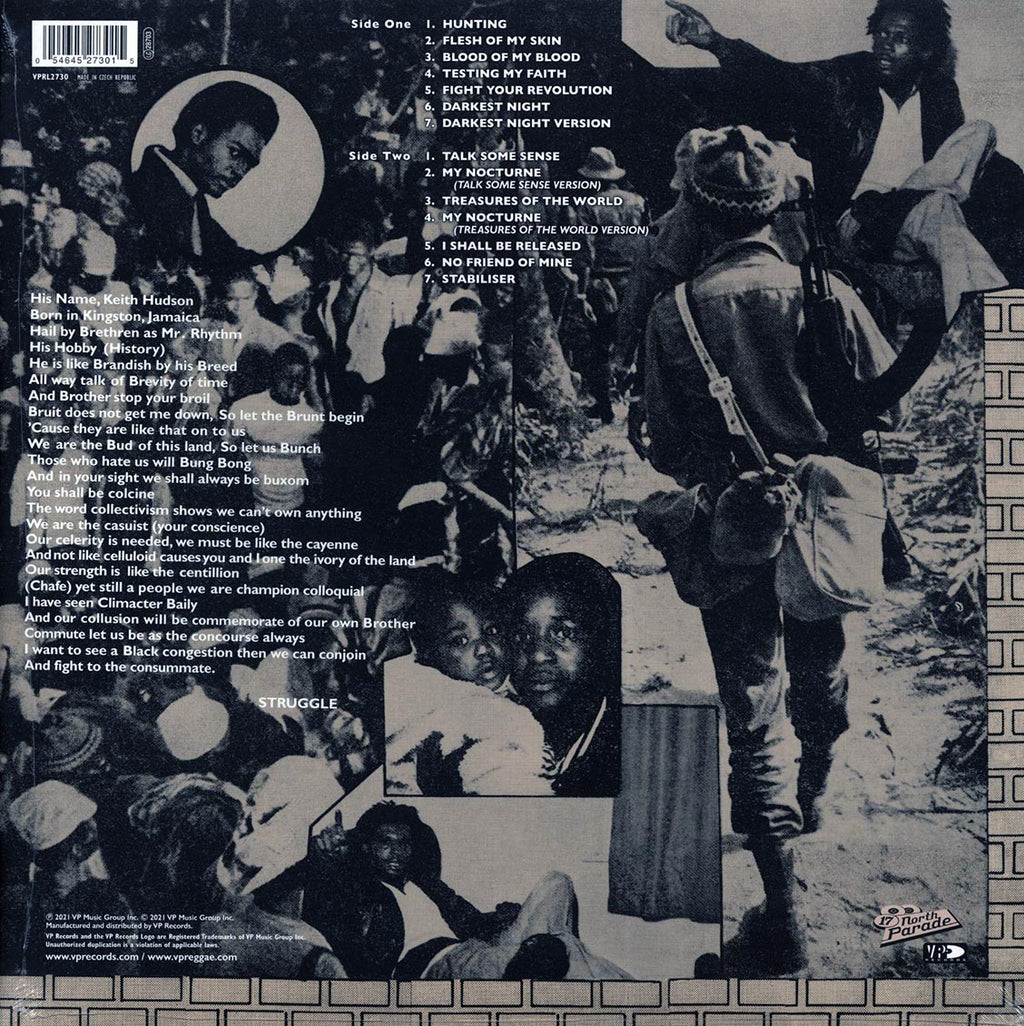 Keith Hudson - Flesh Of My Skin (+2 bonus tracks) (remastered) vinyl LP back cover