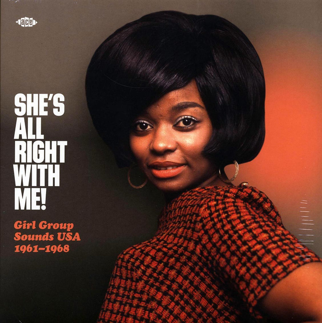 The Surf Bunnies, Beverly Williams, The Pets, The Elites, Etc. - She's All Right With Me! Girl Group Sounds USA 1961-1968 vinyl LP front cover