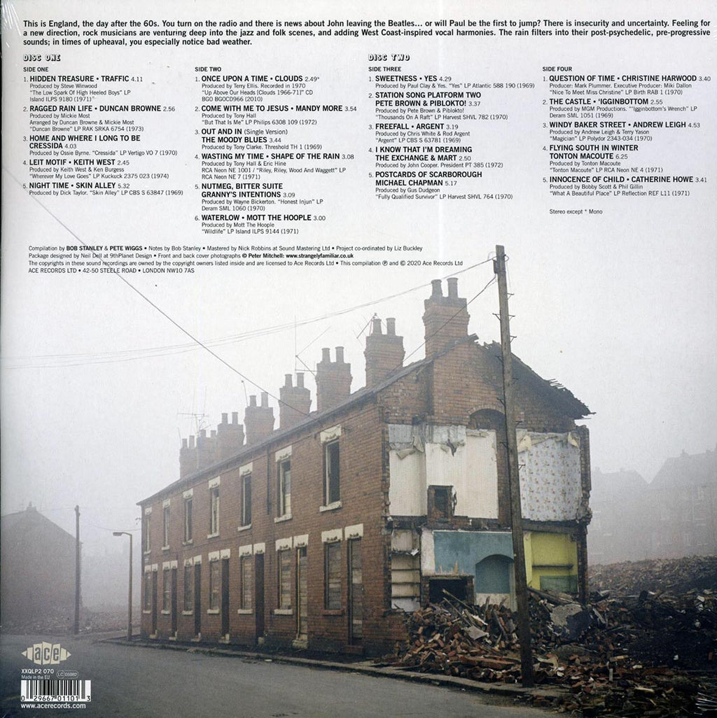 Yes, Traffic, Mott The Hoople, The Moodie Blues, Etc. - Bob Stanley & Pete Wiggs Present Occasional Rain (2xLP) vinyl LP back cover