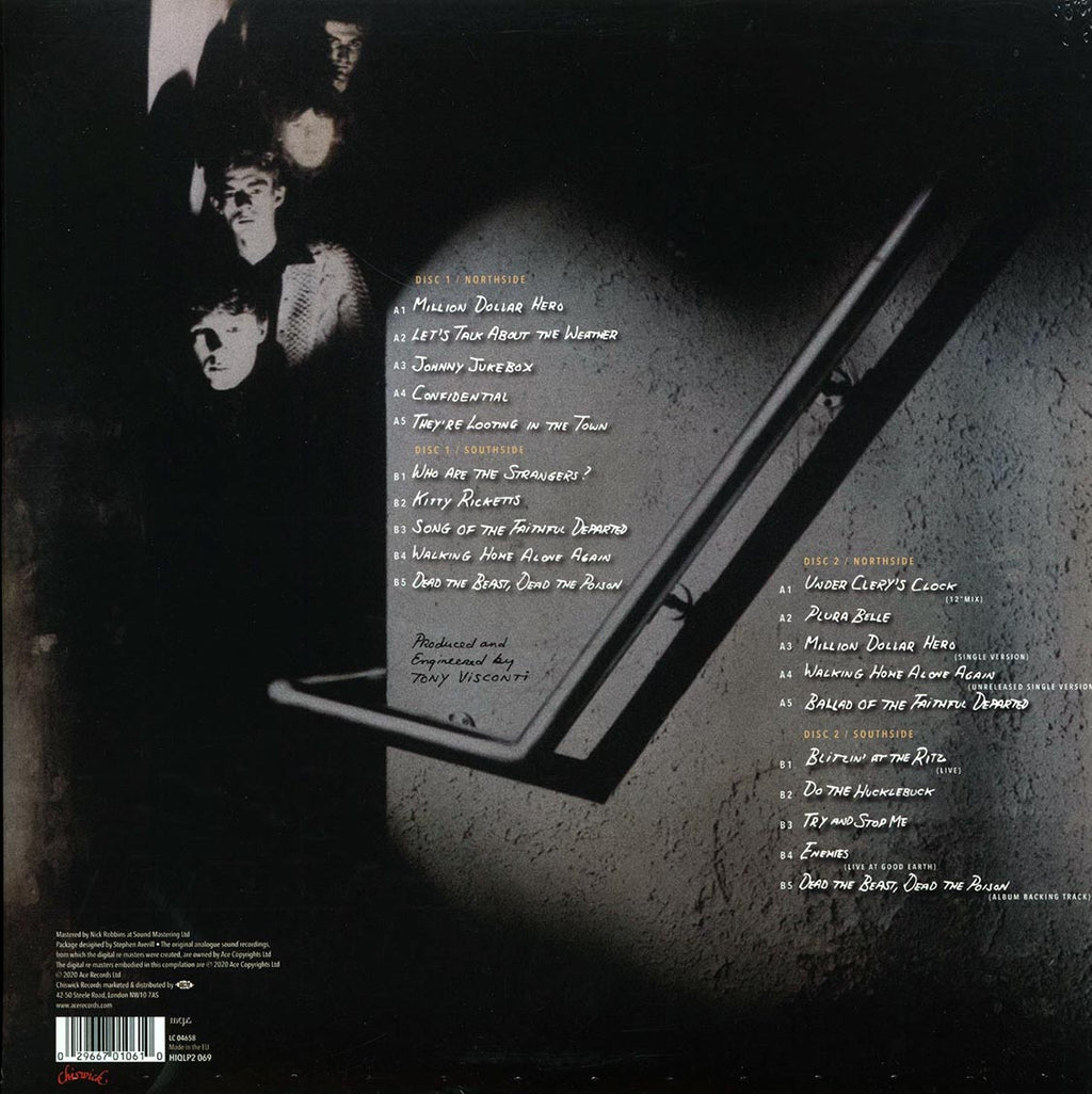 The Radiators - Ghostown (40th Anniv. Ed.) (2xLP) (180g) (clear vinyl) vinyl LP back cover