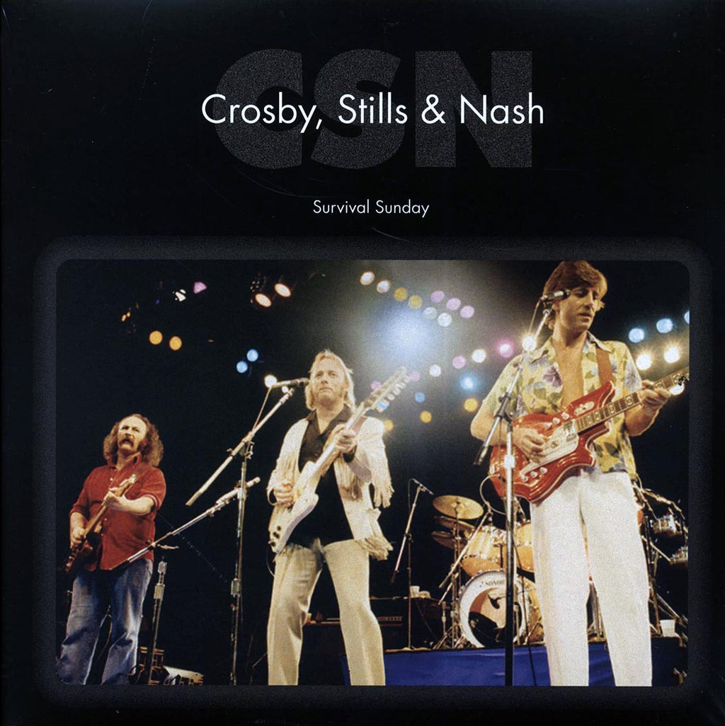 Crosby, Stills & Nash - Survival Sunday: Live At Hollywood Bowl, Los Angeles, CA, May 25, 1980 (2xLP) vinyl LP front cover