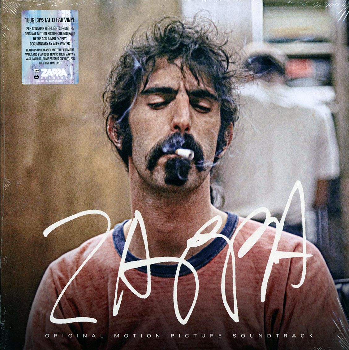 Frank Zappa - Zappa: Original Motion Picture Soundtrack (2xLP) (180g) (clear vinyl) vinyl LP front cover